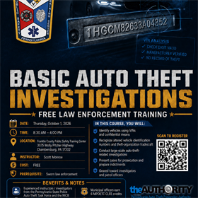 Basic Auto Theft Investigations