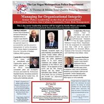 Managing for Organizational Integrity