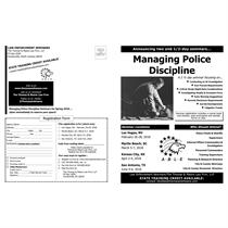 Managing Police Discipline National Training Seminar - 2 1/2 days